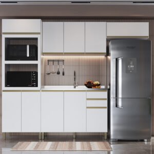 COZINHA DINAMARCA 4 PECAS (BRANCO) - RGB