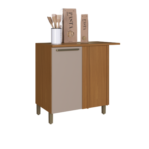 Balcão 0.96 Canto Reto - Cozinha Cristal